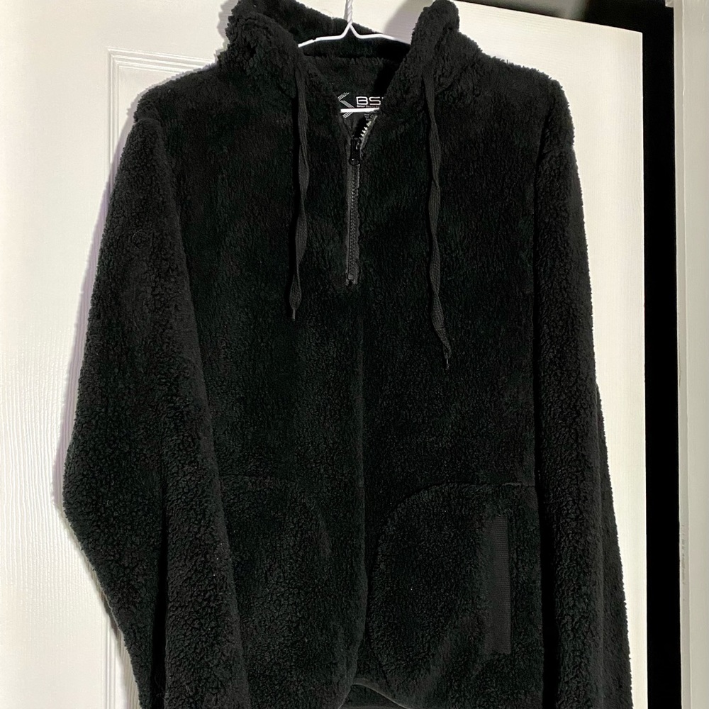 BSP Women's 1/4-Zip Fleece Pullover Sherpa Hoodie